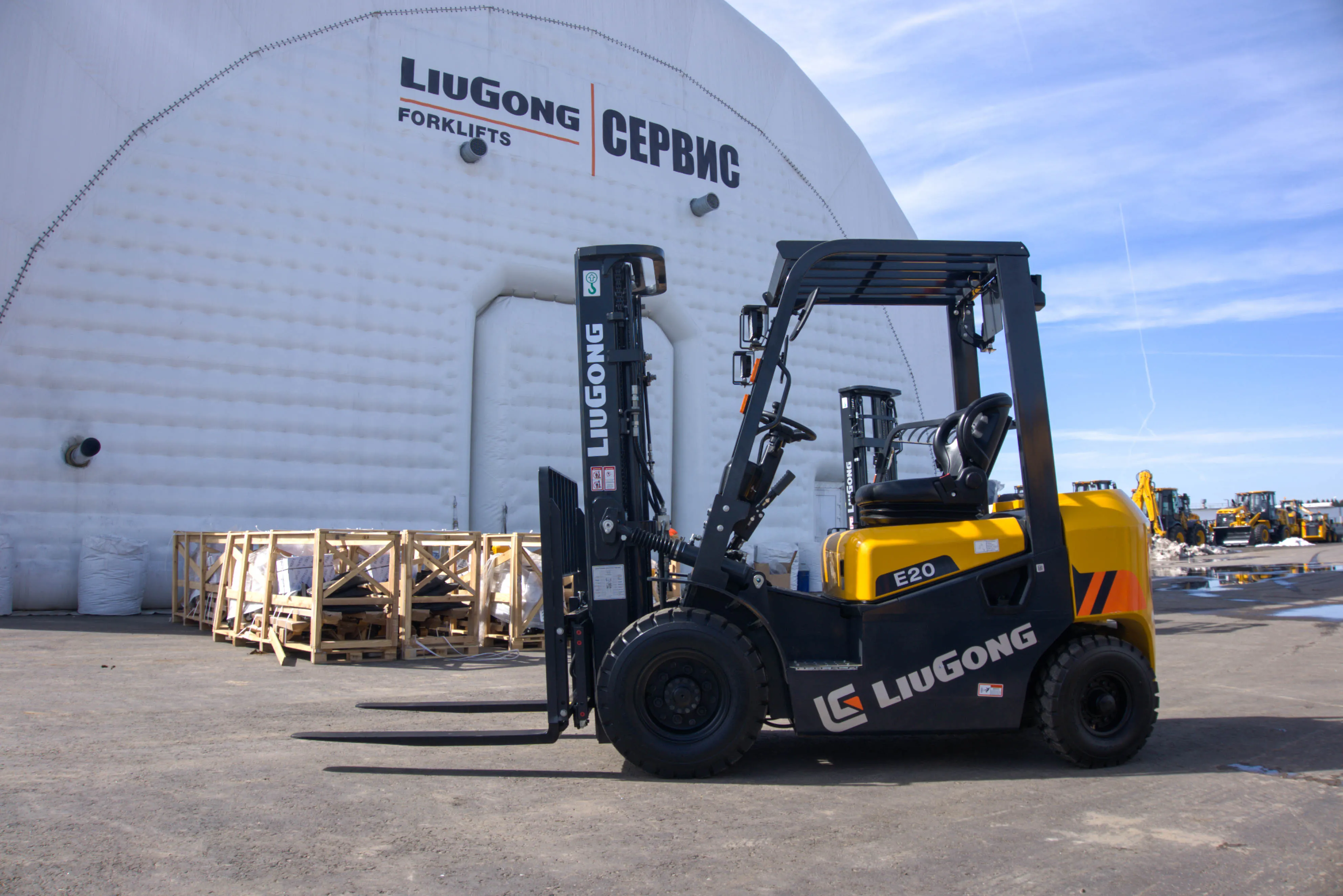Дизельные вилочные погрузчики LiuGong серии Е