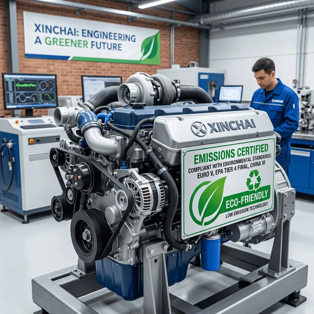 Двигатели Xinchai соответствуют экологическим стандартам Двигатели Xinchai соответствуют экологическим стандартам
