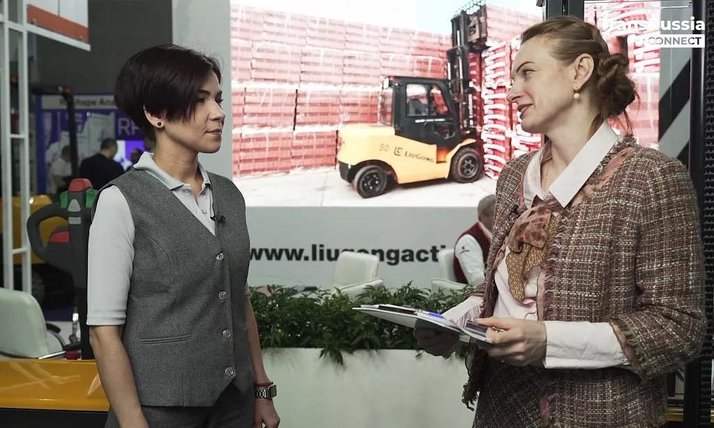 Компания Актио Рус представила электрическую технику LiuGong Forklifts на выставке Trans Russia 2024
