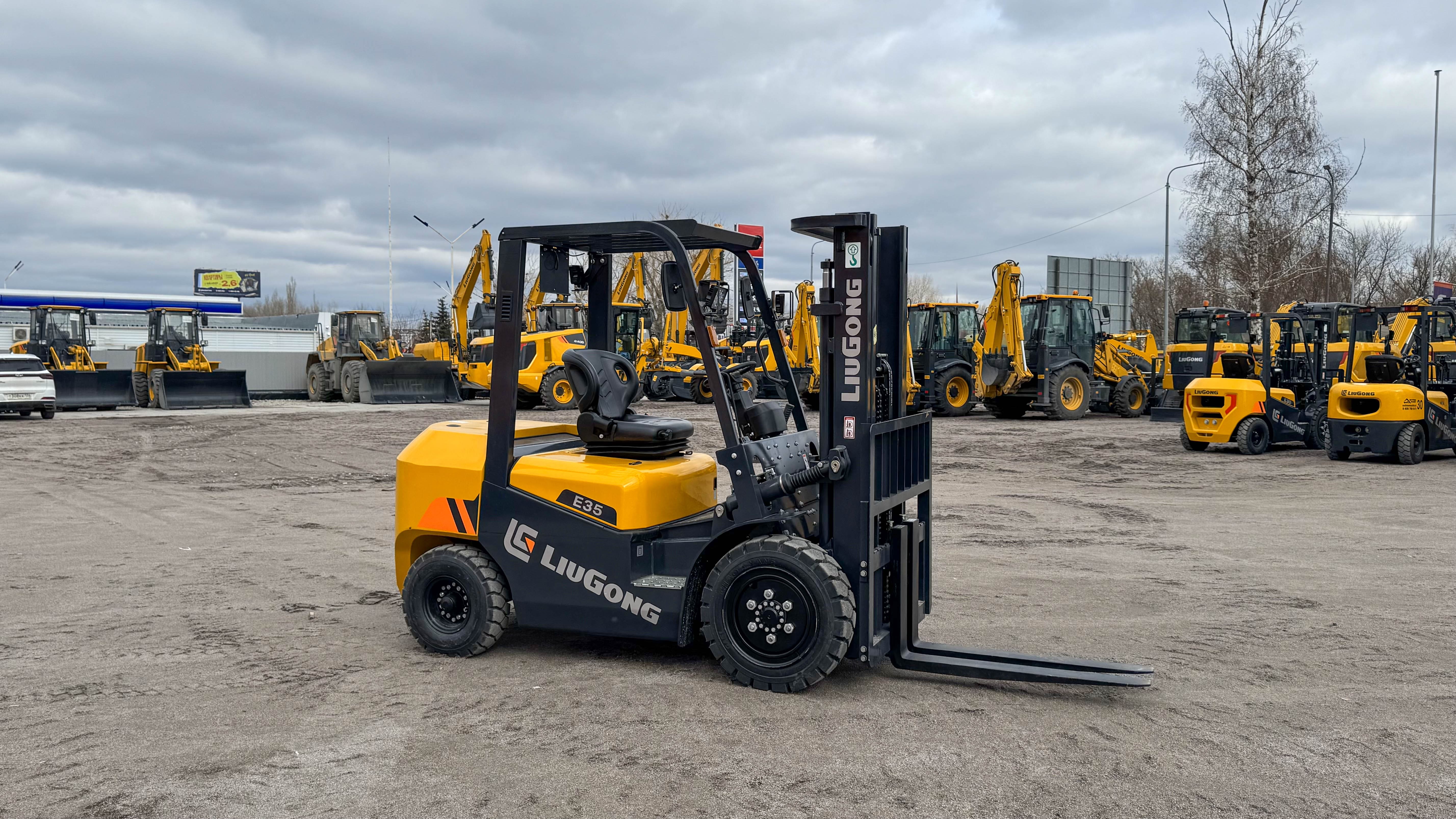 Дизельные вилочные погрузчики LiuGong серии Е