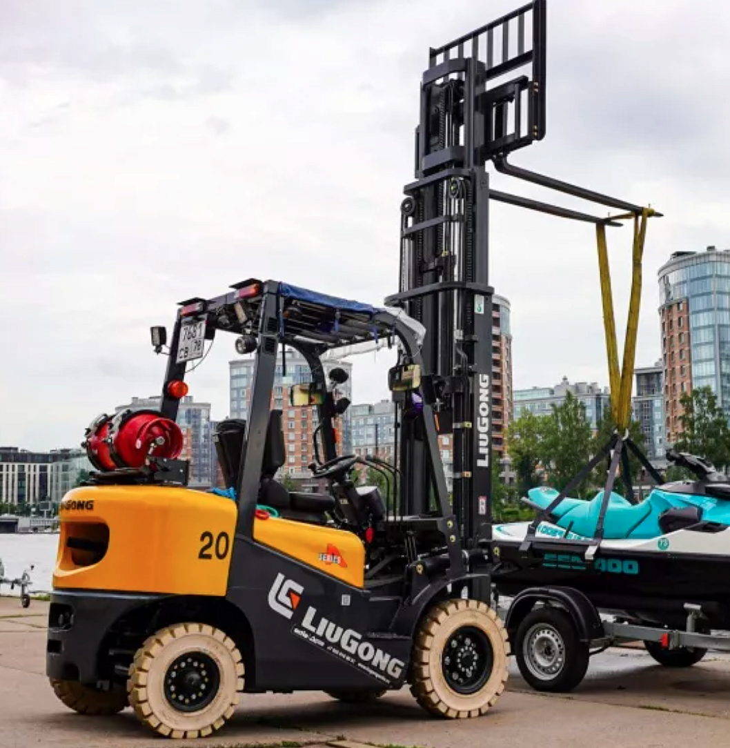Обзор вилочного погрузчика LiuGong CPCD20 LPG (2 тонны)